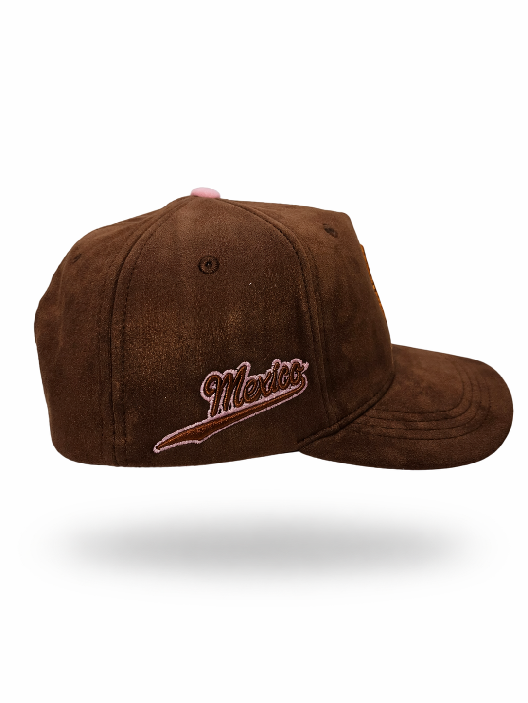 Suede Brown and Pink M